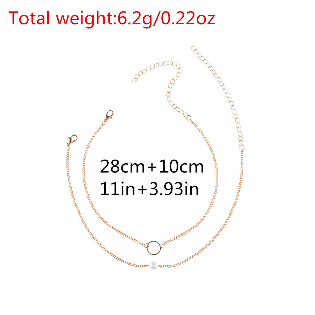 Pearl Multilayer Set Necklace