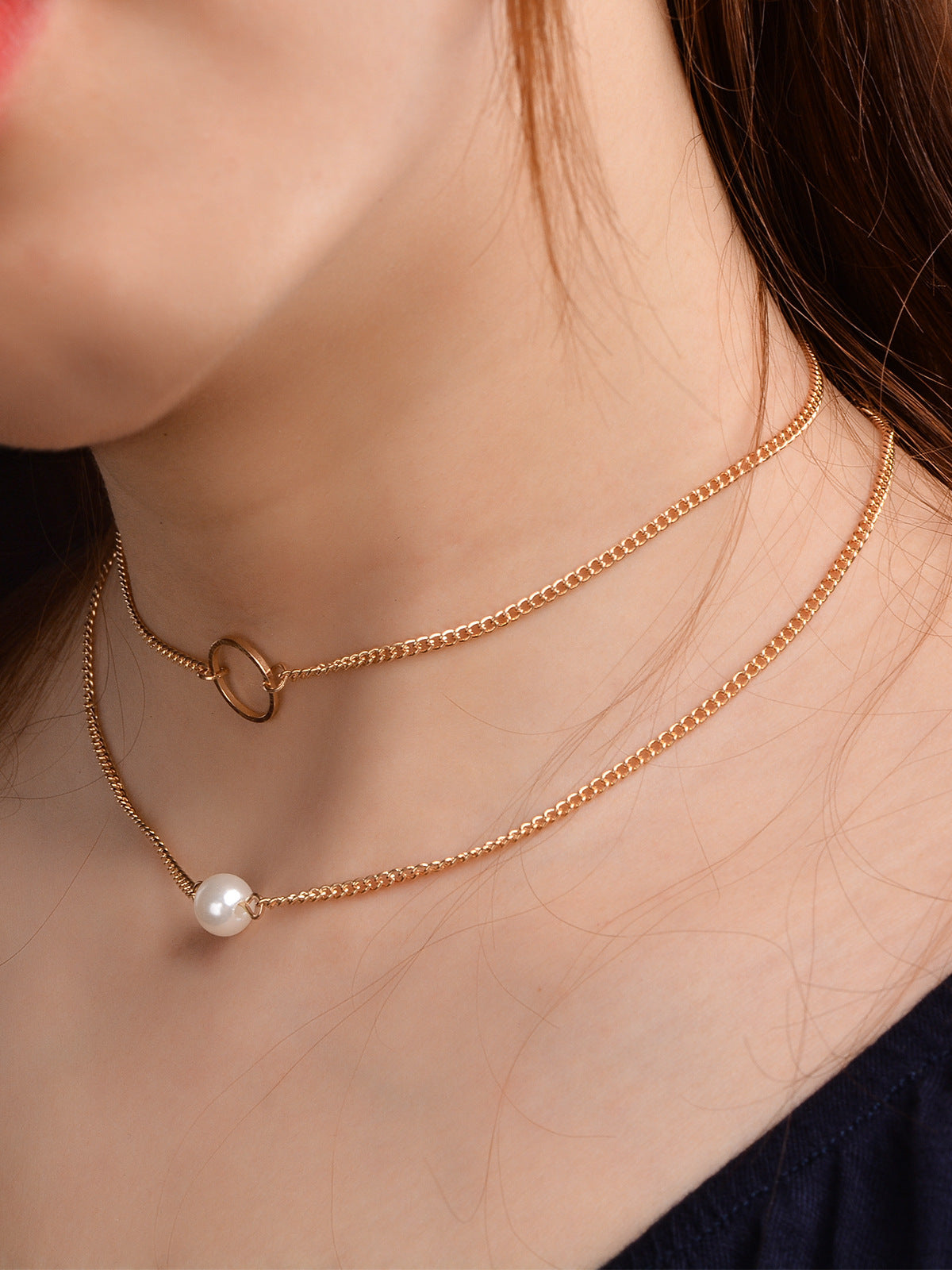 Pearl Multilayer Set Necklace